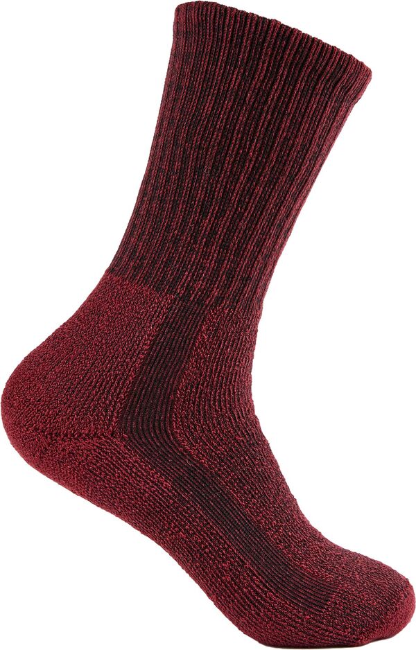 ソーロス レディース アンダーお召しもの ソックス Thorlos Thorlo Women\u0027s Hiking Moderate Cushion Crew Socks Burgundy バーガンディ