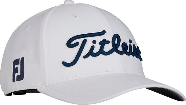 タイトリスト レディース アクセサリー 帽子 Titleist Adultour Performance Golf Hat White/Navy ホワイト