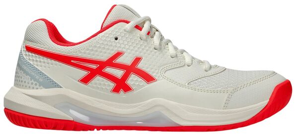 アシックス レディース シューズ スニーカー ASICS Women Gel-Dedicate 8 Pickleball Shoes Cream/Red クリーム