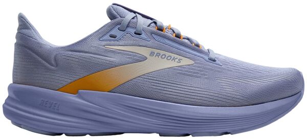 ブルックス レディース シューズ スニーカー Brooks Women's Revel 8 Running Shoes Blue/White/Orange ホワイト