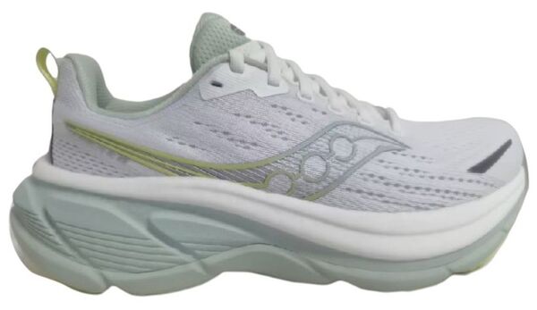 サッカニー レディース シューズ スニーカー Saucony Women's Hurricane 25 Running Shoes White/Grey ホワイト