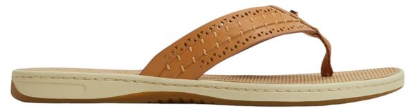 スペリー レディース シューズ スニーカー Sperry Women\u0027seafish 3 Flip Flop Tan タン