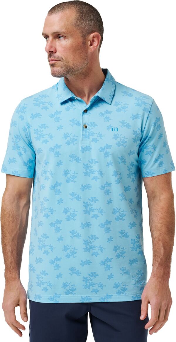 トラビスマヒュー メンズ トップス ポロシャツ TravisMathew Men Port Day Golf Polo Air Blue ブルー