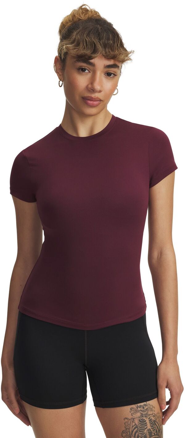 アンダーアーマー レディース トップス Tシャツ Under Armour Women's Meridian Core Short Sleeve T-Shirt Dark Maroon/Dark Maroon マルーン