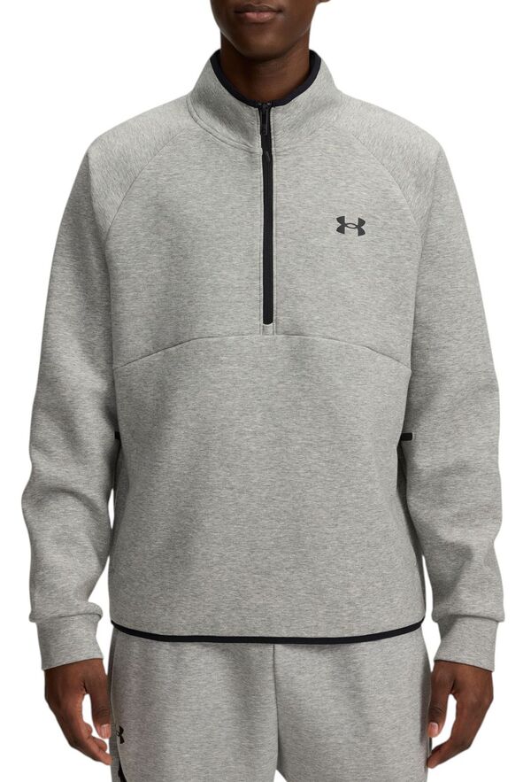 アンダーアーマー メンズ アウター パーカー・スウェット フリース Under Armour Men's Unstoppable Fleece 1/2 Zip Hoodie Mod Gray グレー