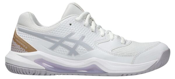 アシックス レディース シューズ スニーカー ASICS Women Gel-Dedicate 8 Pickleball Shoes White/Violet ホワイト