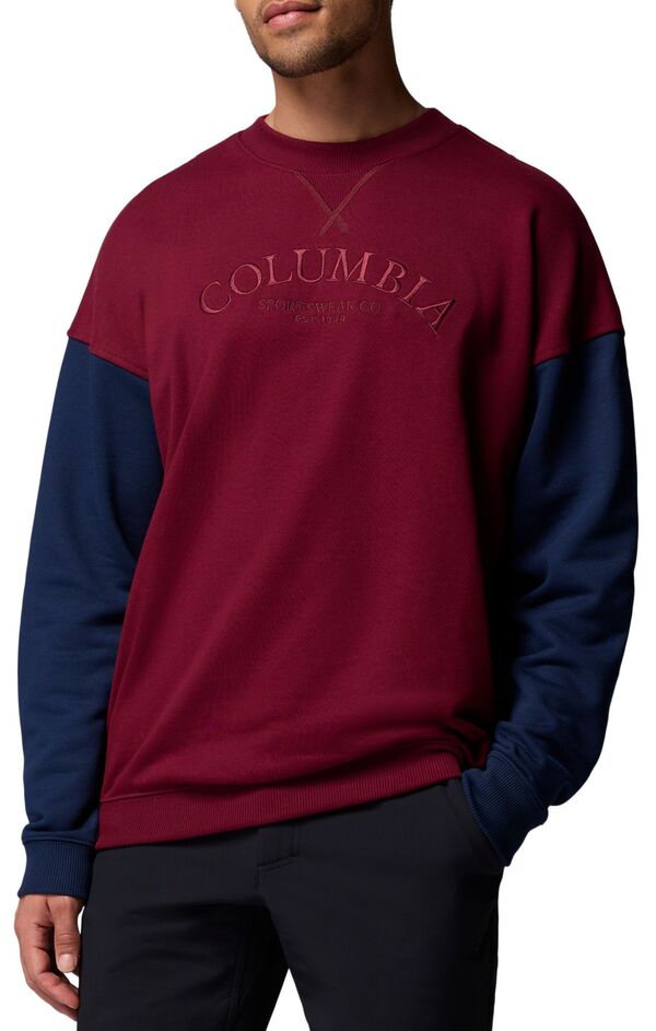 コロンビア メンズ アウター パーカー・スウェット シャツ グラフィック Columbia Men's Bugasweat Graphicrew Sweatshirt Richwine/Collegiatenavy 19,965円