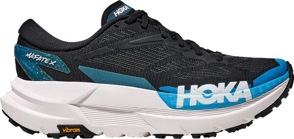 ホカオネオネ メンズ シューズ スニーカー HOKA Men's Mafate X Trail Running Shoes Black/Skyward Blue ブラック