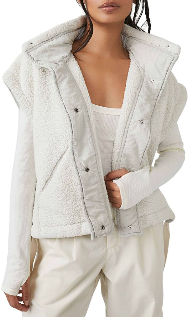フリーピープル レディース アウター ジャケット・ブルゾン ベスト フリース FP Movement Women'scout It Out Fleece Vest Birch Tree