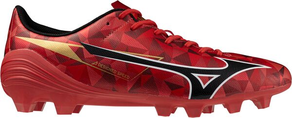 ミズノ レディース シューズ スニーカー Mizuno Alpha II Select FG Soccer Cleats Red/Black ブラック|ReVida 店