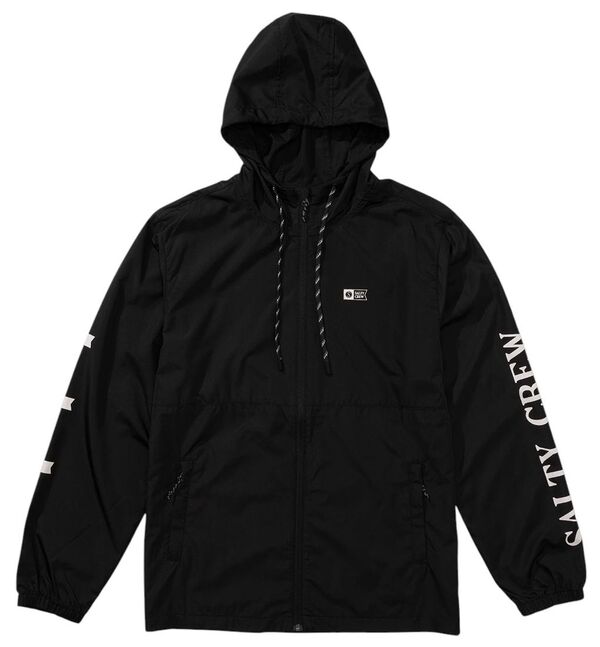 ソルティークルー メンズ アウター 上衣・上衣 Salty Crew Men\u0027surface Windbreaker Jacket Black 黒いこと