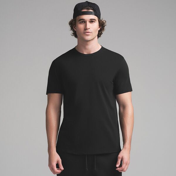 スキムズ メンズ トップス Tシャツ コットン SKIMS Men's Cotton T-Shirt Onyx｜ReVida 店