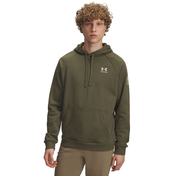 アンダーアーマー メンズ アウター パーカー・スウェット Under Armour Men's Freedom Flag Hoodie Marine OD Green/Desert Sand グリーン