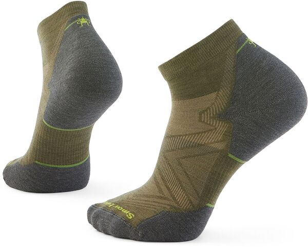 かっこ良い羊毛 レディース アンダーお召しもの ソックス アンクル Smartwool Run Targeted Cushion Ankle Socks Winter Moss