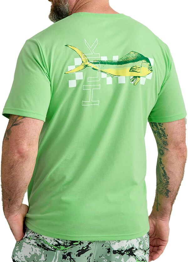 フック メンズ トップス Tシャツ HUK Men's Fish Racer T-Shirt Summer Green グリーン｜ReVida 店
