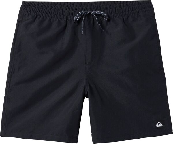 クイックシルバー メンズ 水着 ハーフパンツ・ショーツ ショートパンツ Quiksilver Men's Everyday Solid 17 in. Volley Shorts Black ブラック｜ReVida 店