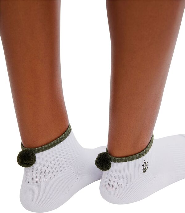 フリーピープル レディース アンダーウェア 靴下 FP Movement Women's Pom Buti Socks WHITE/SEAGRASS ホワイト