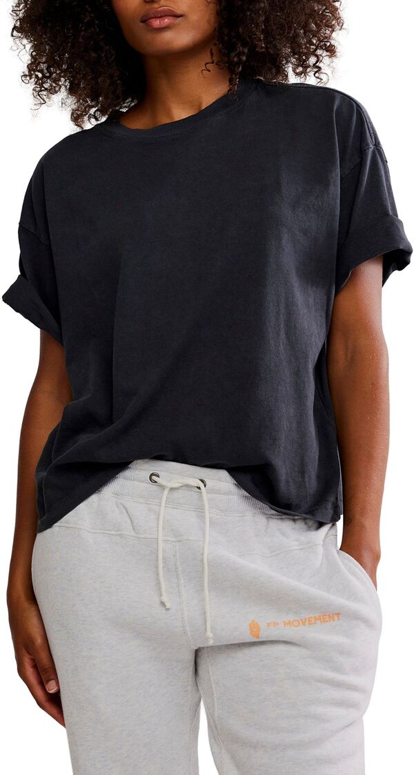 フリーピープル レディース アウター ジャケット・ブルゾン Tシャツ FP Movement Women's Tackle Tee Black ブラック|ReVida 店