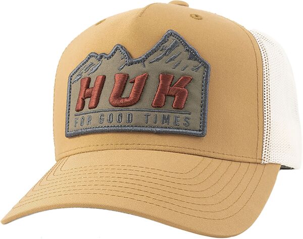 フック メンズ アクセサリー 帽子 HUK Good Times Patch Trucker Hat Sandpiper