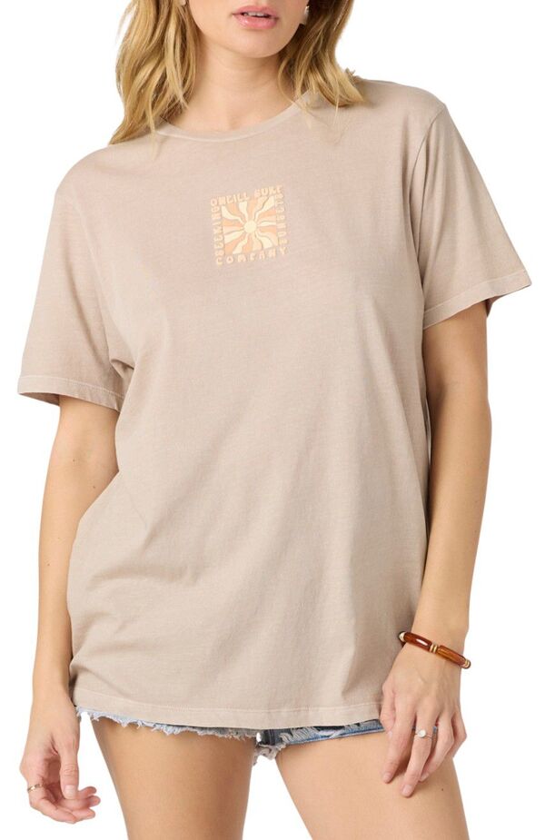 オニール メンズ トップス Tシャツ ONeill Meneeking Sunsetshort Sleeve T-Shirt Simply Taupe トープ