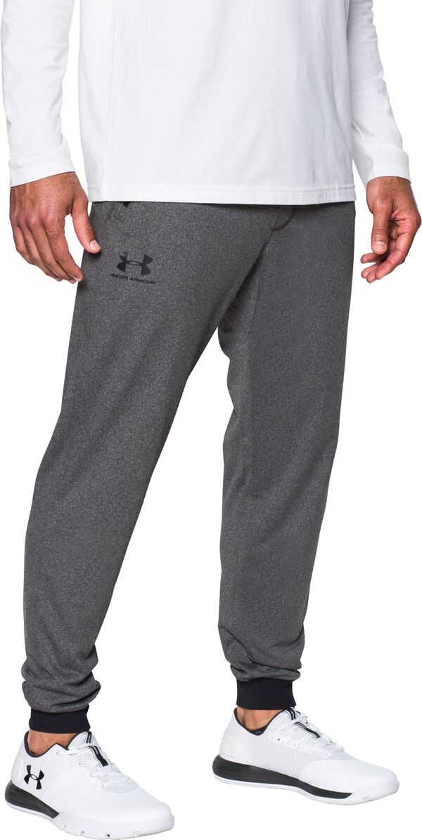 アンダーアーマー メンズ ボトムス 心地よいズボン下 運動競技表現スタイル ジョガーパンツ Under Armour Men\u0027sportstyle Joggers Carbon Heather/Black 黒いこと