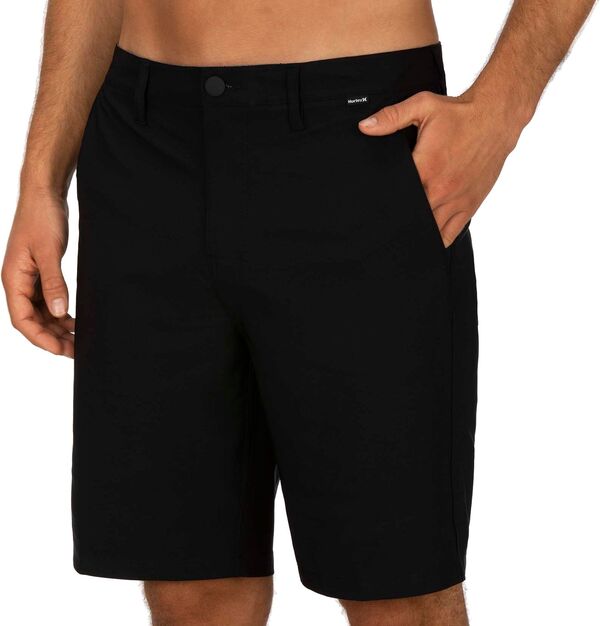 ハーレー メンズ ボトムス 二分の一ズボン下・さる股引き 遊撃手ズボン下 Hurley Men\u0027s Phantom 20 ” Shorts Black 黒いこと ズボン・パンツ-メンズファッション