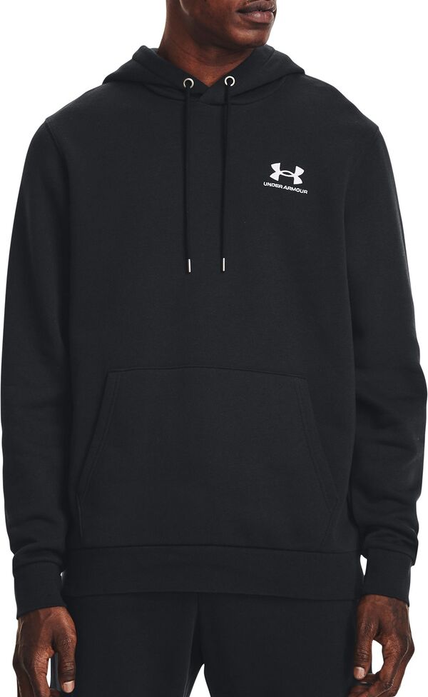 アンダーアーマー メンズ アウター パーカー・スウェット フリース Under Armour Men's Icon Fleece Hoodie Black/White ホワイト