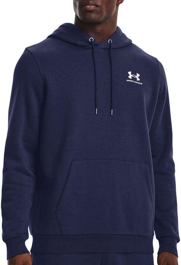 アンダーアーマー メンズ アウター パーカー・スウェット フリース Under Armour Men's Icon Fleece Hoodie Midnight Navy/White ホワイト 14,585円