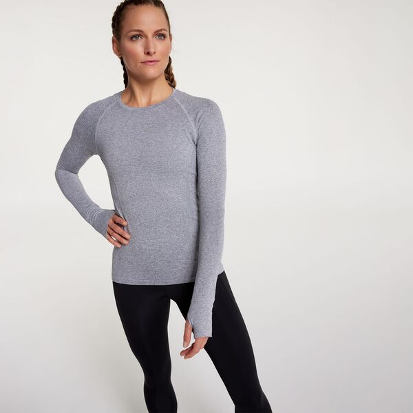 キャリー レディース トップス シャツ CALIA Women'seamless Tee Grey Spacedye グレー 8,345円