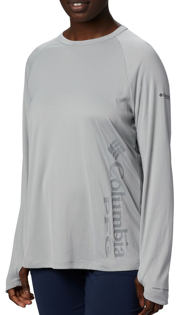 コロンビア レディース トップス シャツ ニット Columbia Women's PFG Buoy Knit Long Sleeve Shirt Cool Grey グレー