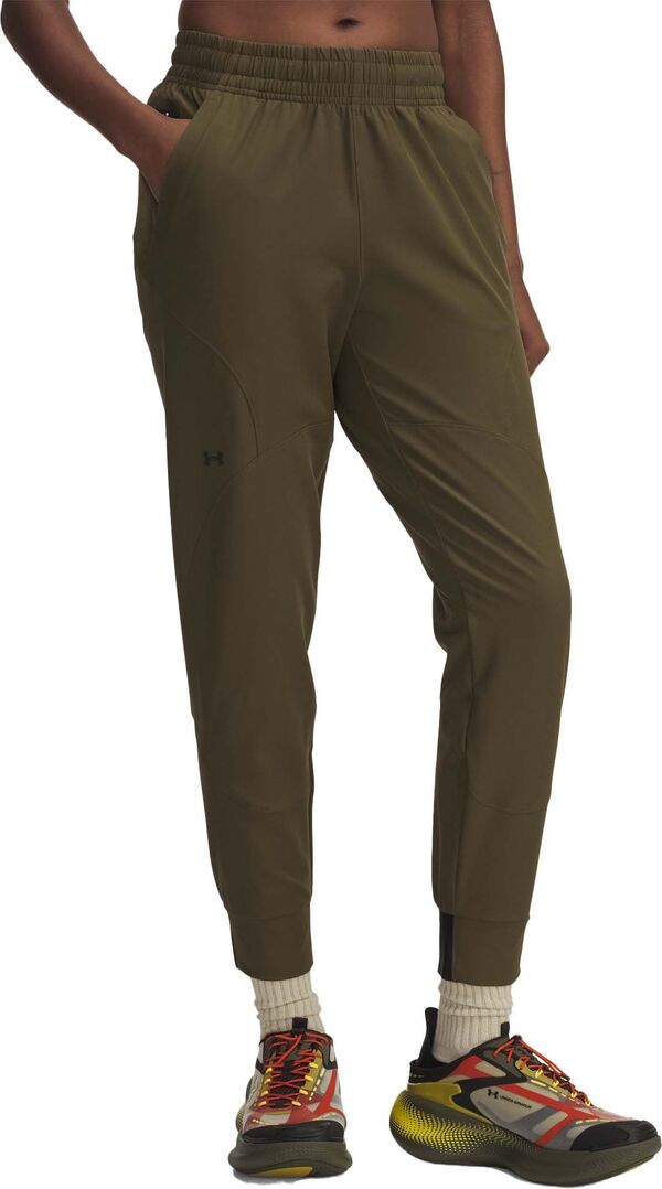 アンダーアーマー レディース ボトムス ハーフパンツ・ショーツ ジョガーパンツ Under Armour Women's Unstoppable Joggers Expedition Green/Black ブラック|ReVida 店