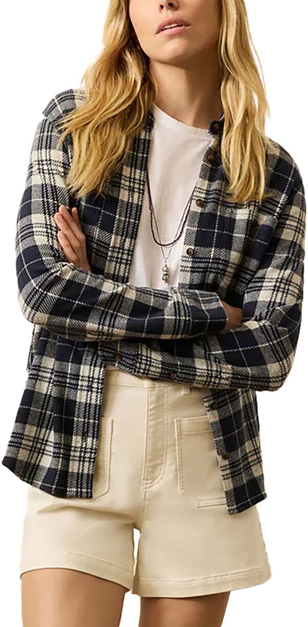 ファレティ レディース アウター ニット・セーター シャツ Faherty Women's Legend Sweater Shirt Sapphire Lake Plaid サファイア