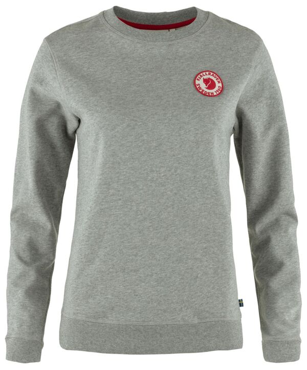 フェールラーベン メンズ アウター 編み物・プルオーバー ロゴタイプ Fjallraven Women\u0027s 1960 Logo Badge Sweater Grey/Melange 薄墨色