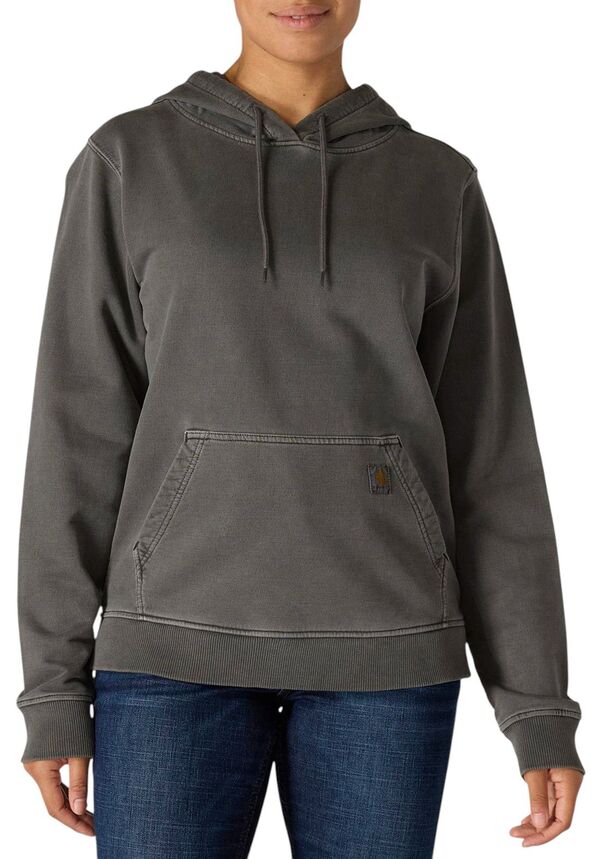 カーハート レディース アウター パーカー・スウェット Carhartt Women's Garment Dye Hoodie Shadow|ReVida 店