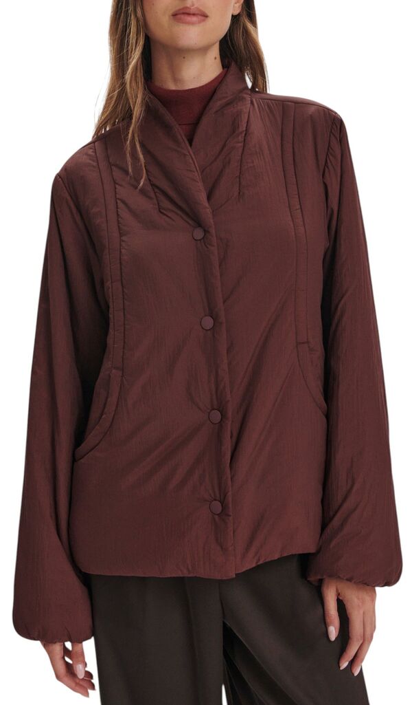 バーレイ レディース アウター ジャケット・ブルゾン Varley Women's Tilley Light Padded Jacket Decadent Chocolate チョコレート