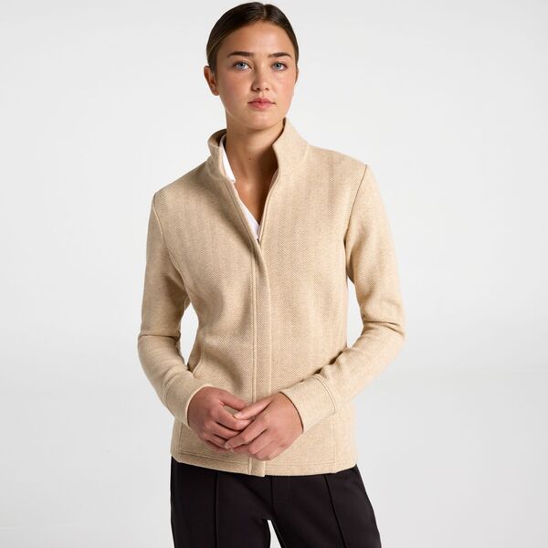 ウォルターヘーゲン レディース アウター ジャケット・ブルゾン Walter Hagen Women's Clubhouse Full Zip Golf Jacket Classic Khaki カーキ｜ReVida 店