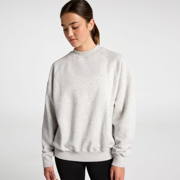 DSG レディース アウター パーカー・スウェット クルーネック フリース DSG Women's Classic Fleece Crew Neck Light Heather Grey グレー