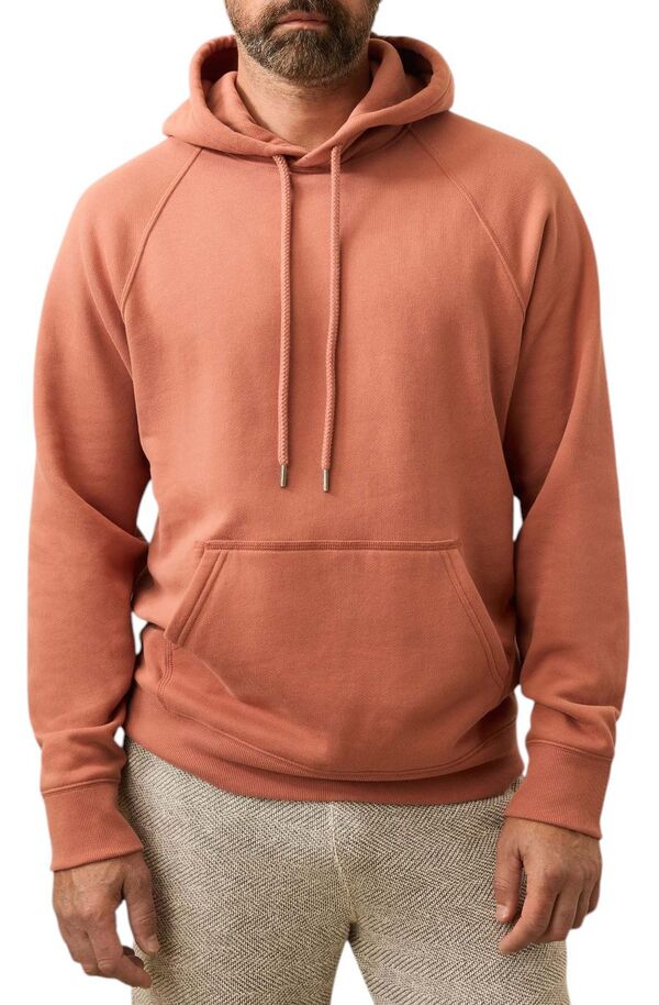 ファレティ メンズ アウター パーカー・スウェット フリース Faherty Men's High Standard Fleece Hoodie Dusty Sienna