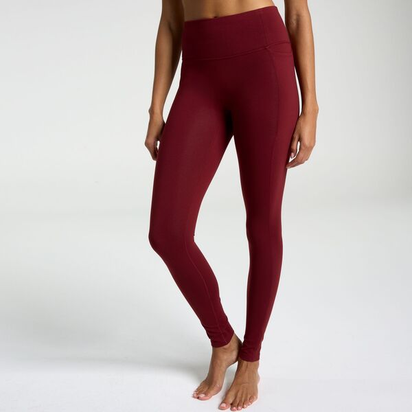 持ちはこび レディース ボトムス レギンス CALIA Women\u0027s Essentials Fullength Legging Deep Merlot