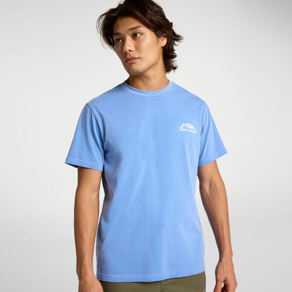 アルパインデザイン メンズ トップス Tシャツ グラフィック Alpine Design Men'short Sleeve Graphic T-Shirt Blue Rapids/White Mnt ホワイト