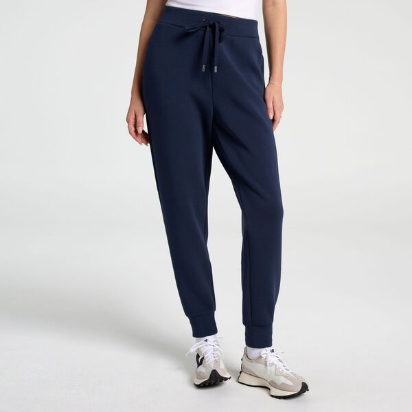 持ちはこび レディース ボトムス 心地好いズボン下 アクアラング CALIA Women\u0027soft Scuba Jogger Darker Ardosia Slate スレート
