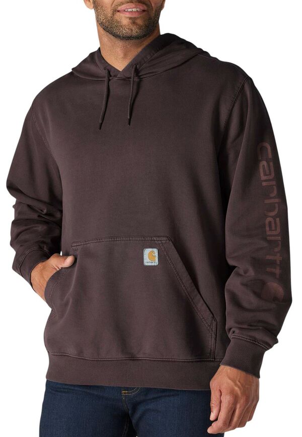 カーハート メンズ アウター パーカー・スウェット Carhartt Men Garment Dye Hoodie Dark Sepia