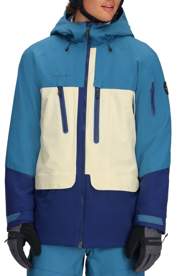 オバマイヤー メンズ アウター ジャケット・ブルゾン Obermeyer Men's Cirque Jacket Indy Blue ブルー｜ReVida 店