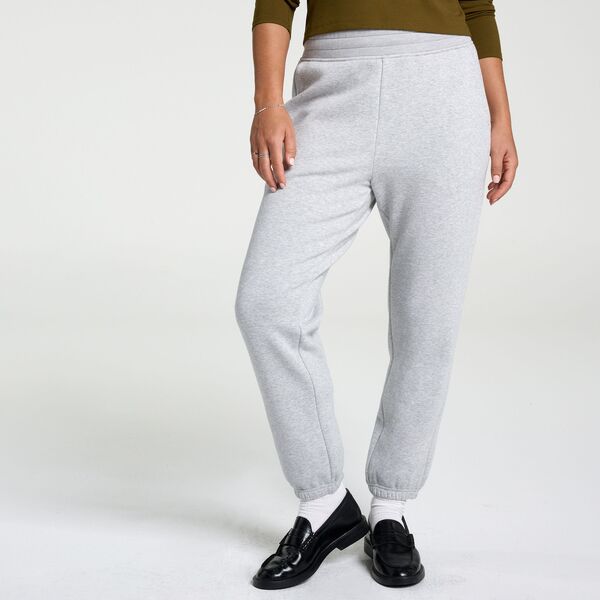 キャリー レディース ボトムス カジュアルパンツ スキューバ フリース CALIA Women'soft Scuba Brushed Fleece Cinch Jogger Light Heather Grey グレー