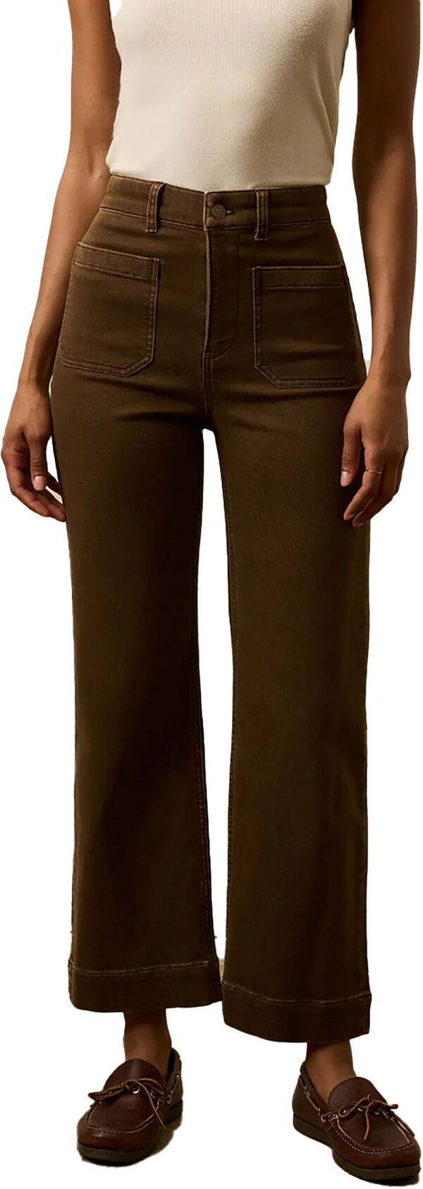 ファレティ レディース ボトムス カジュアルパンツ パイル アンクル Faherty Women'stretch Terry Ankle Pants Walnut｜ReVida 店