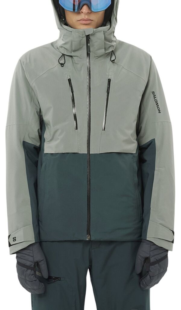 サロモン メンズ アウター ジャケット・ブルゾン Salomon Men's Brilliant Jacket Sedona Sage/Green Gables グリーン｜ReVida 店