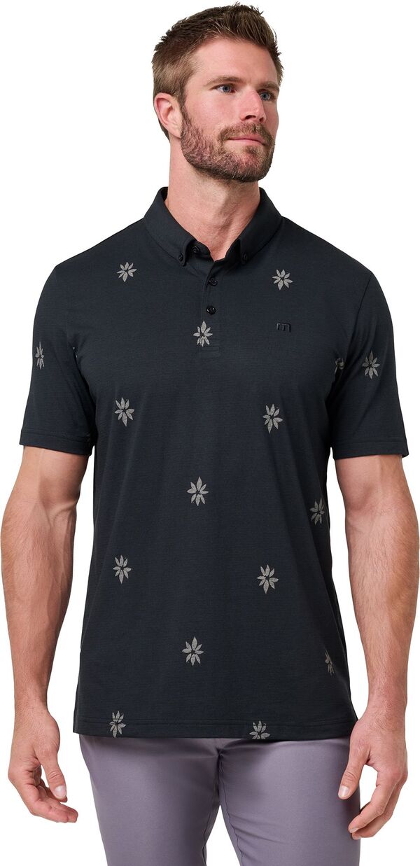トラビスマヒュー メンズ トップス ポロシャツ TravisMathew Men's Rome Around Golf Polo Black ブラック｜ReVida 店