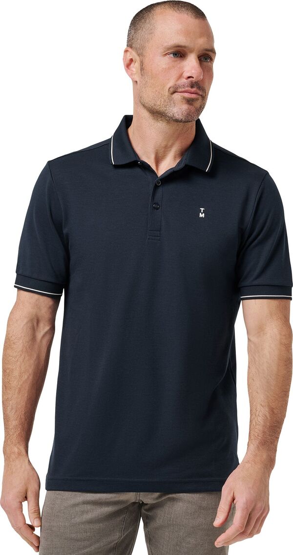 トラビスマヒュー メンズ トップス ポロシャツ TravisMathew Men's Happier Hour Golf Polo Total Eclipse｜ReVida 店