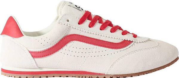 バンズ レディース シューズ スニーカー Vans Women'super Lowpro Shoe Suede Marshmallow/Red レッド｜ReVida 店