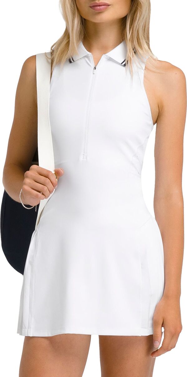 ウィルソン レディース トップス ワンピース ノースリーブ Wilson Women'sleeveless All Courtennis Dress White ホワイト｜ReVida 店